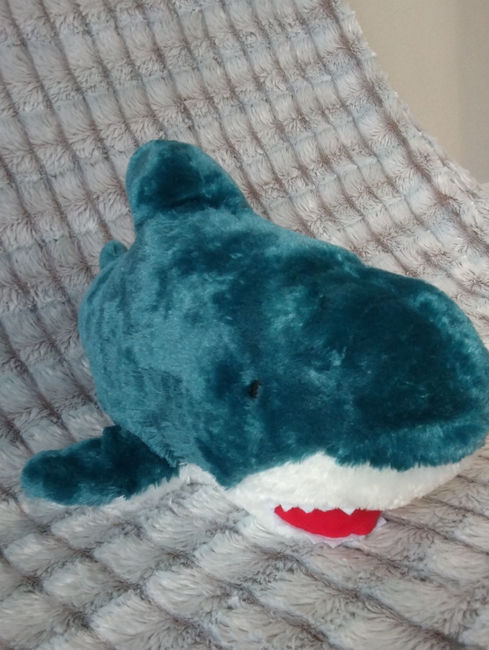 Fiesta Teal Plush with White Tag Detail